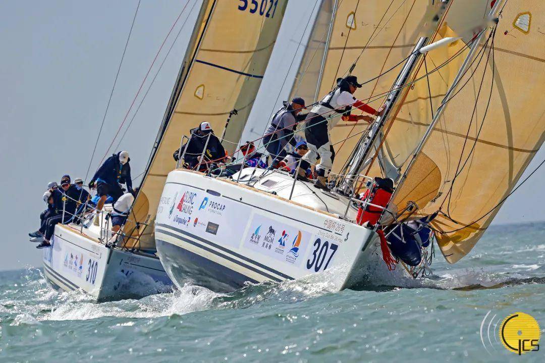 帆船比赛队伍配合默契争先夺冠 帆船比赛队伍配合默契争先夺冠